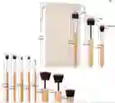 Brochas Para Maquillaje Mango En Bambú
