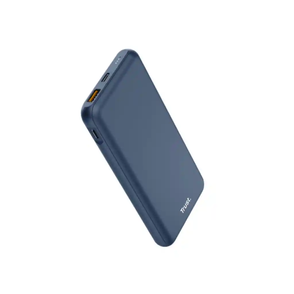 Bateria Portatil Trust Redoh 10.000 Mah Azul Carga Rapida