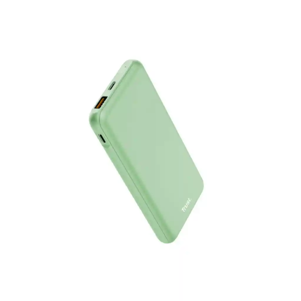 Bateria Portatil Trust Redoh 10.000 Mah Verde Carga Rapida