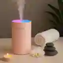Humidificador, Difusor, Ambientador Con Luz Led Usb Portátil Rosado