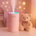 Humidificador, Difusor, Ambientador Con Luz Led Usb Portátil Rosado