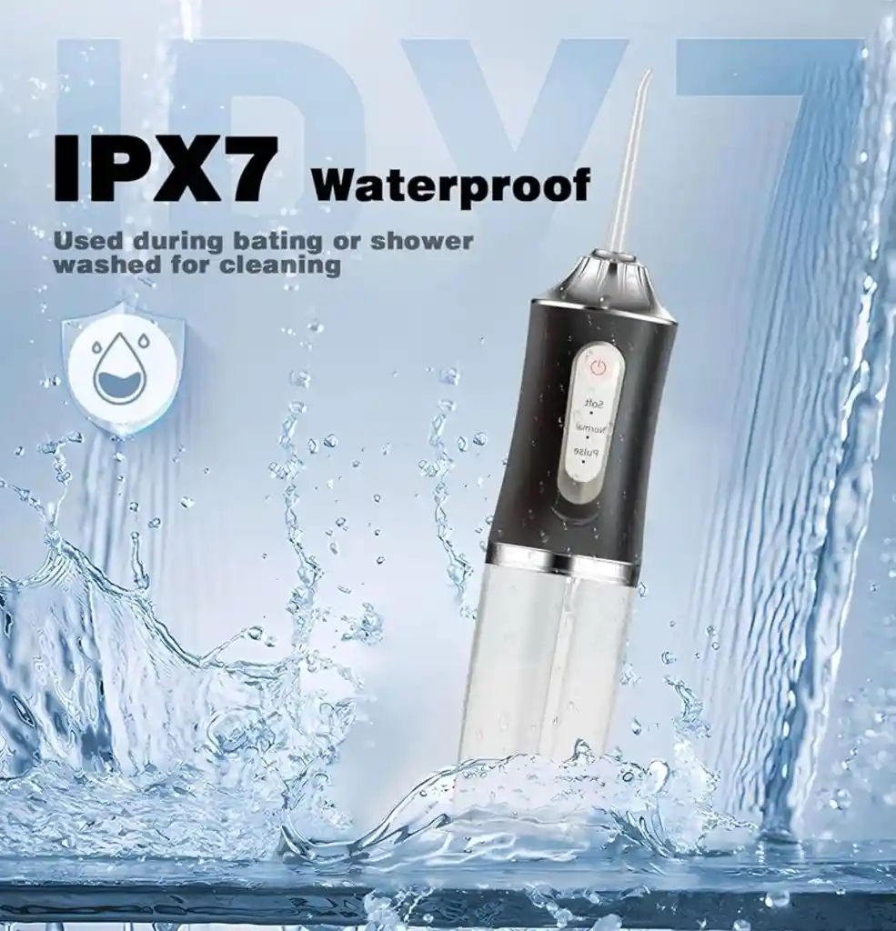 Irrigador Bucal Portátil Limpieza Dental Salud Recargable