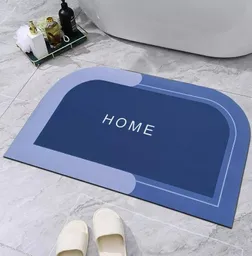 Tapete Alfombra Pvc Antideslizante Ducha Semi Ovalado