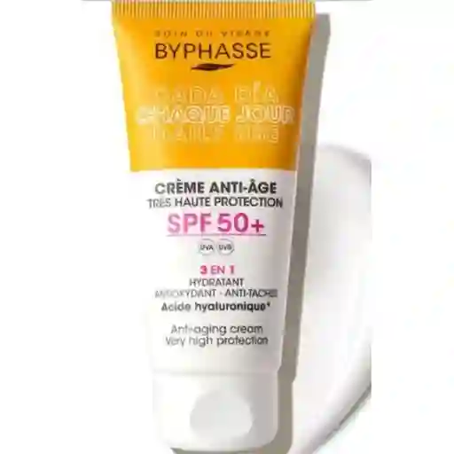 Samy Byphasse Creme Anti Age Teintee Crema Facial Sin Color 3 En 1 Spf 5o