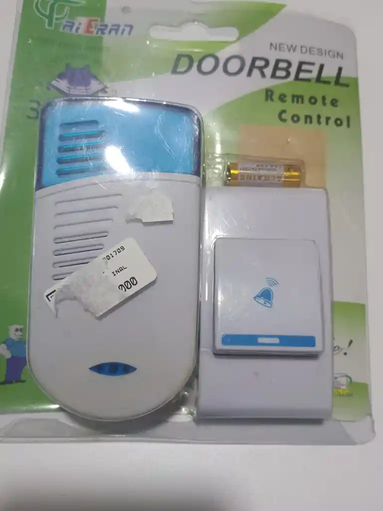 Timbre Para Puerta Inalámbrico Blanco 110v