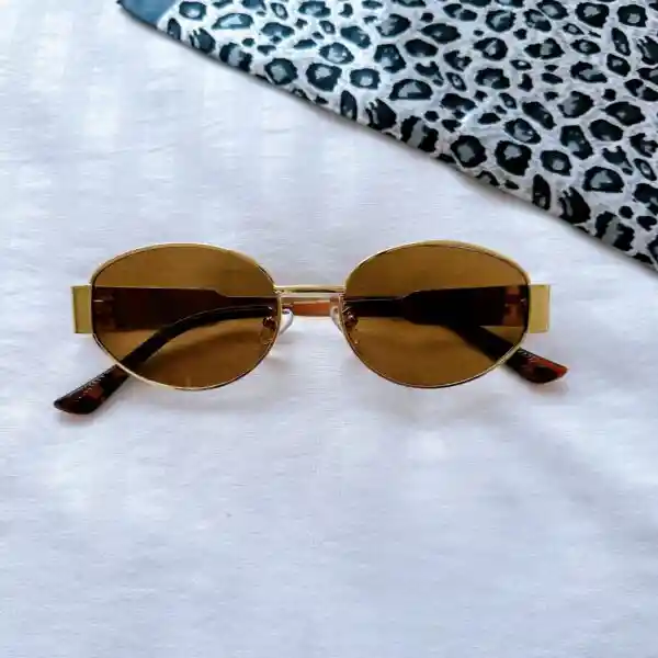 Gafas De Sol - Celine Café - Dorado