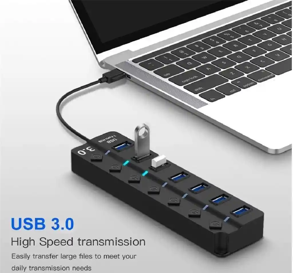 Hub Usb 7 Puertos 3.0 Xl-5068