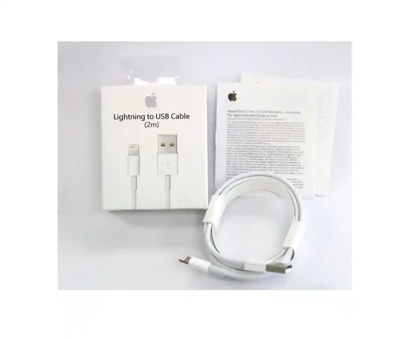 Cable Original Apple Usb A Conector Lightning De 2 Metros Para Iphone Y Ipad