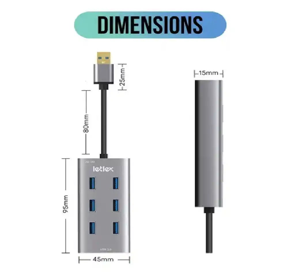 Hub Multipuerto Usb 3.0 T-3628