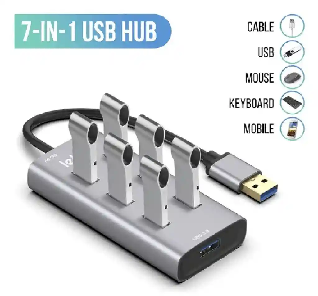 Hub Multipuerto Usb 3.0 T-3628