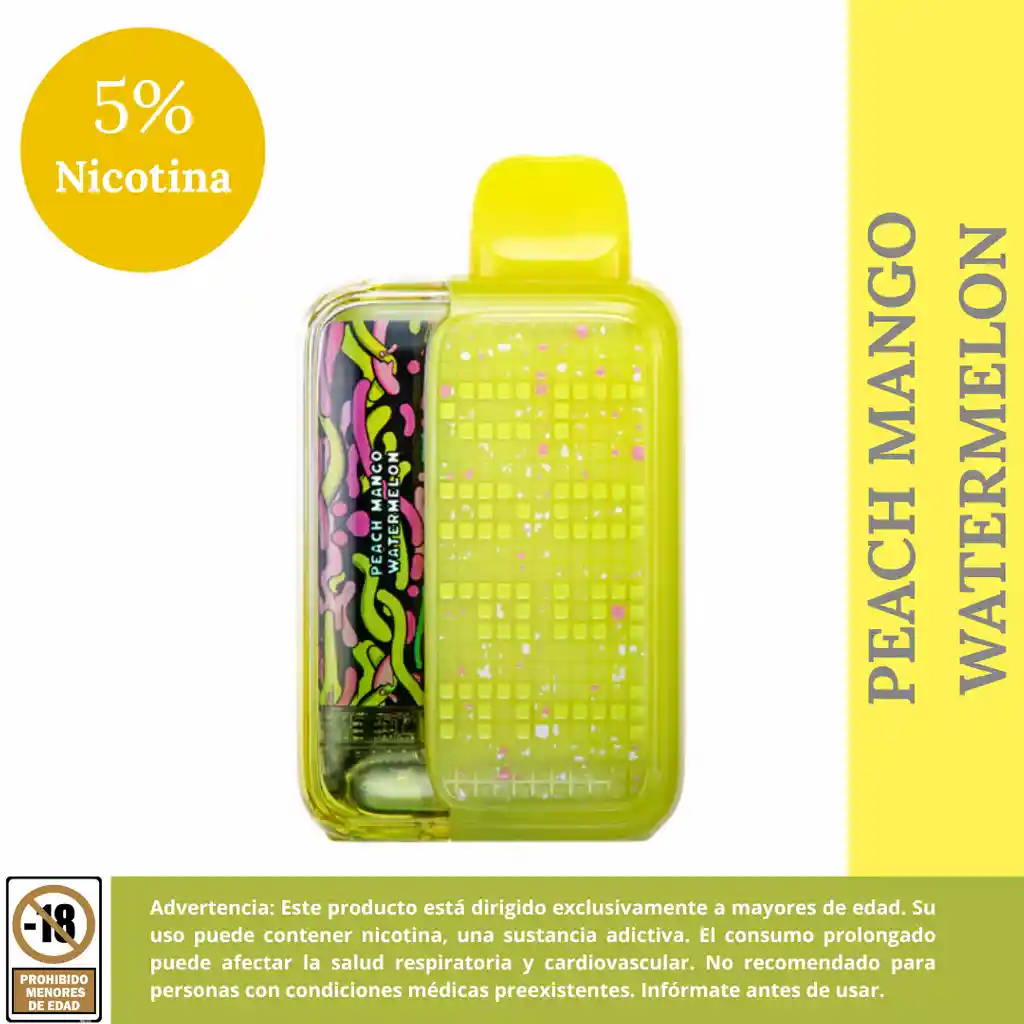 Vape 10.000 Puffs Peach Mango Watermelon