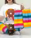 Pijama Tres Piezas Oso Brown Talla Única (camiseta + Pantalón + Short)