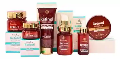 Guanjing Kit Aclarante Con Retinol (jabon, Contorno Ojos, Crema, Serum, Locion Y Parches)