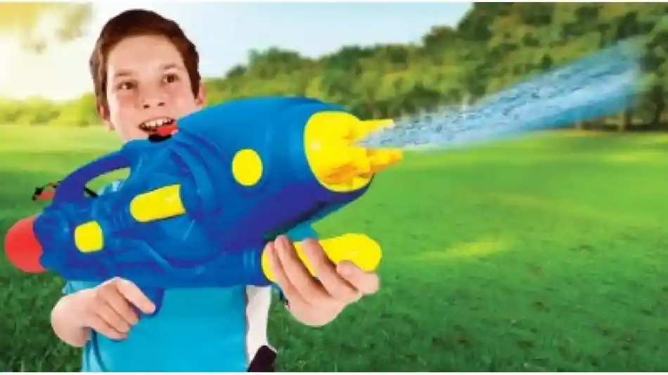 Pistola De Agua Colosal De 83 Cm Con Tanque Grande