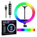Aro De Luz Rgb 33 Cm Profesional + Tripode