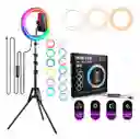 Aro De Luz Rgb 33 Cm Profesional + Tripode