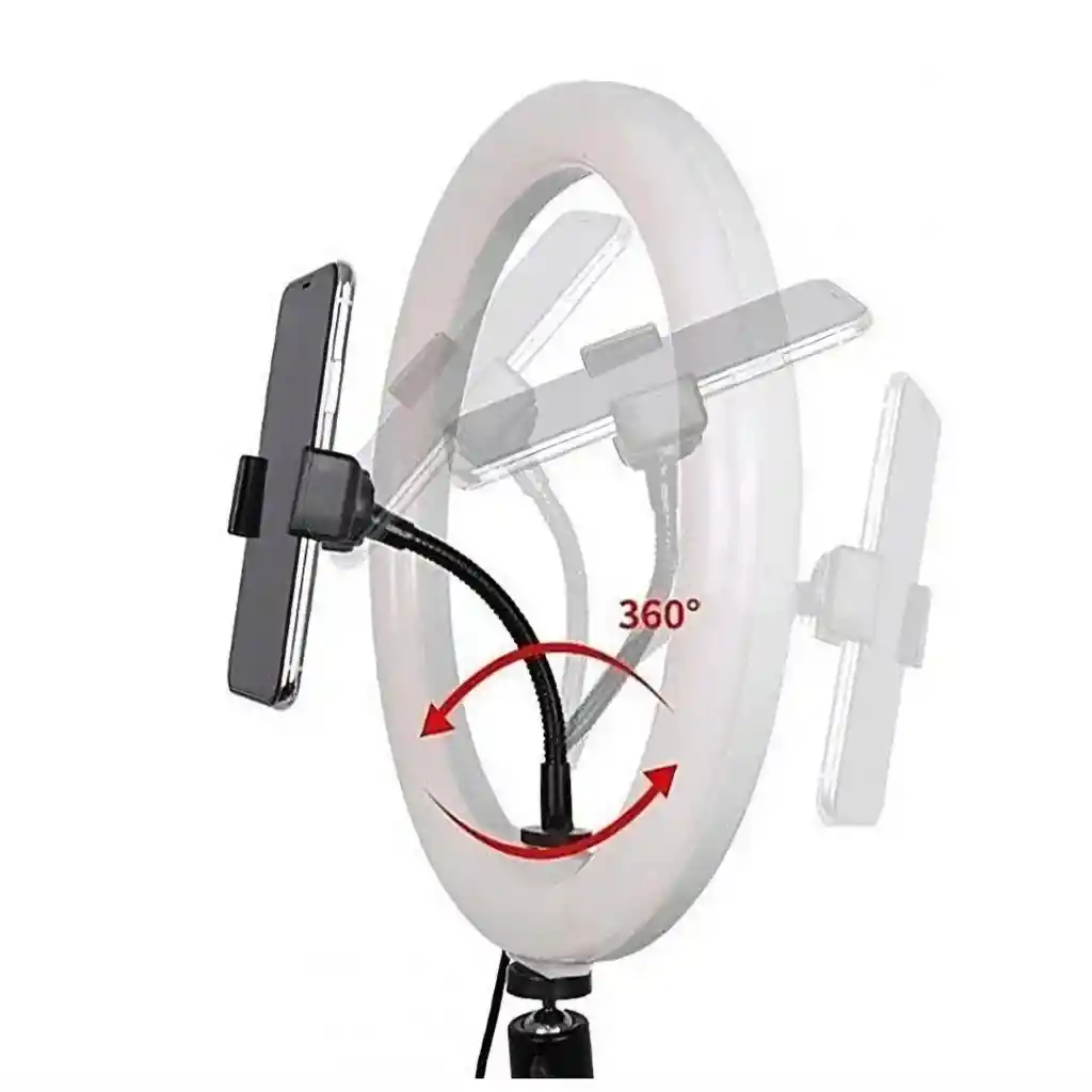 Aro De Luz Rgb 33 Cm Profesional + Tripode