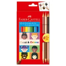 Faber Castell Ecolápices de Colores Caras y Colores