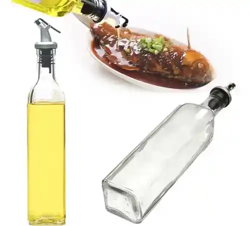 Dispensador De Aceite Doble En Vidrio
