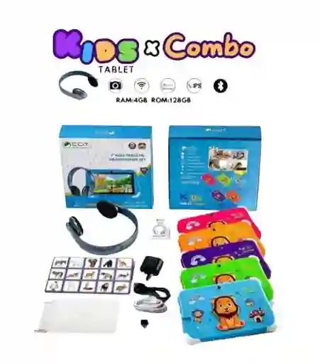 Tablet Para Niños Krono Kids Plus Colors 3gb Ram 32gb Rom