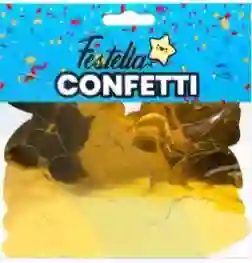 Confetti Para Globos Circilo Dorado