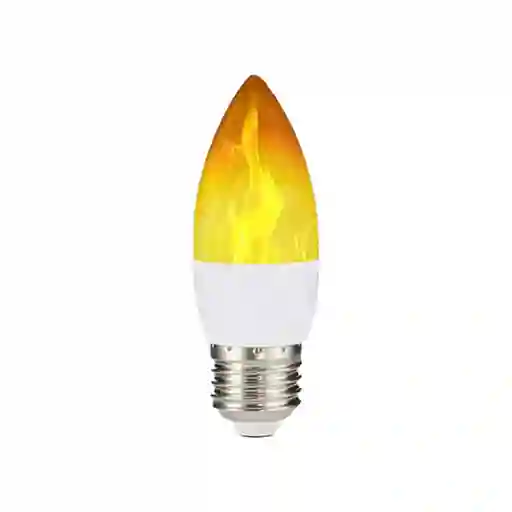 Bombillo Led Llama Tipo Vela 3w Rosca E27