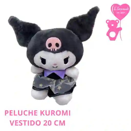 Peluche Kuromi Vestido 20 Cm