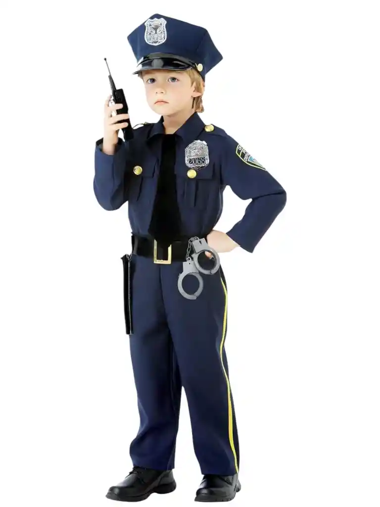 Esposas Y Placa De Plastico Para Disfraz Policia Halloween