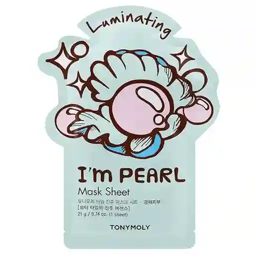 Mascarilla Facial Iluminadora Tony Moly I'm Pearl 21 Gr