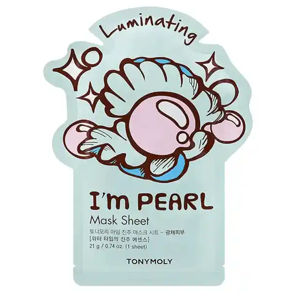 Mascarilla Facial Iluminadora Tony Moly I'm Pearl 21 Gr
