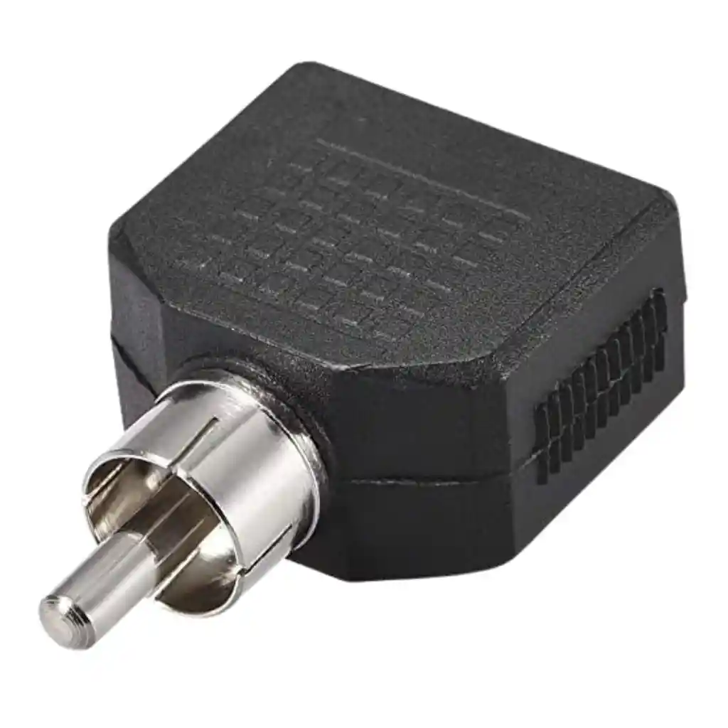 Adaptador Rca Macho A Doble Plug 3.5mm Hembra (divisor De Audio)