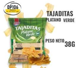 Tajaditas Platanito / Platano Verde Tajado Super Ricas X 38g