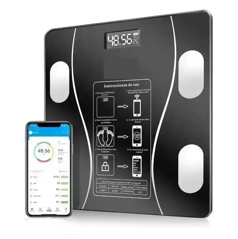 Bascula Inteligente Bluetooth 180 Kg