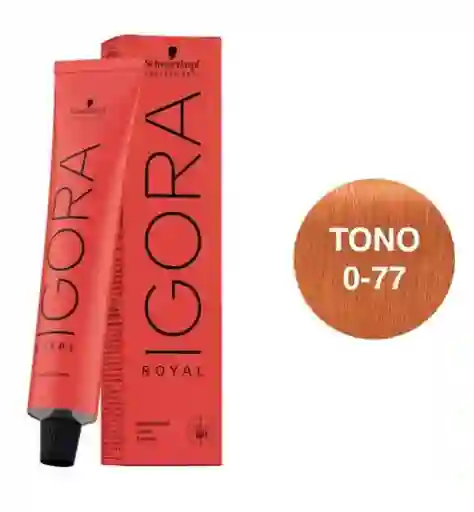 Tinte Igora Royal 0-77 Concentrado Cobre