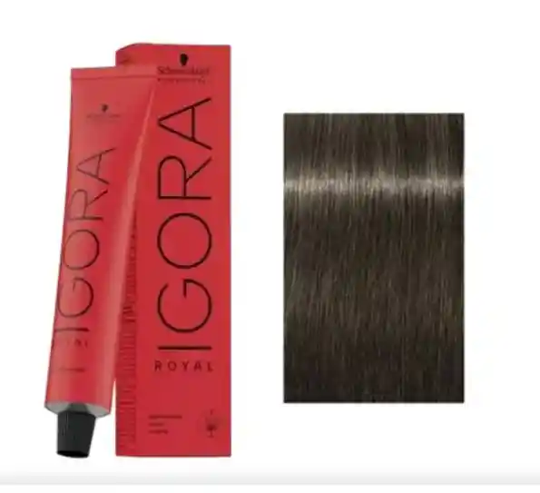 Tinte Igora Royal 6-1 Rubio Oscuro Cenizo