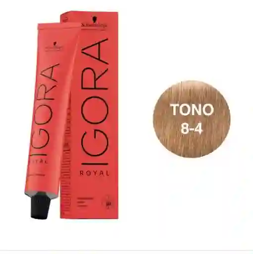 Tinte Igora Royal 8-4 Rubio Claro Beige