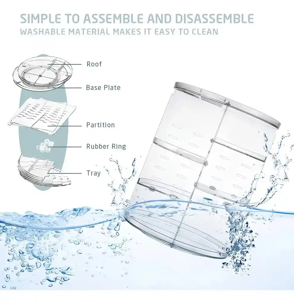 Organizador Para Cosmeticos Acrilico Maquillaje Cosmetiquera