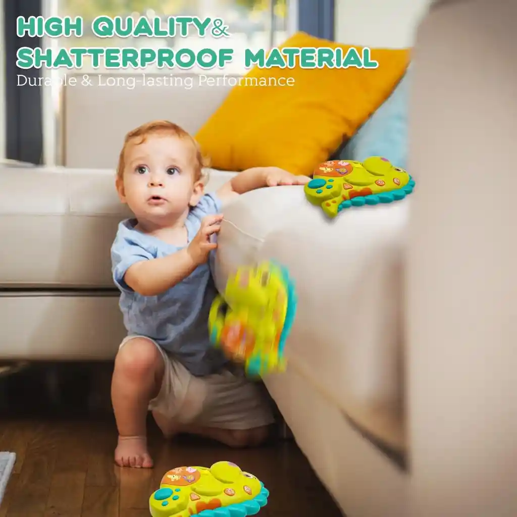 Juguete Didáctico Dinosaurio Musical Infantil Para Bebes Con Luz Y Sonido