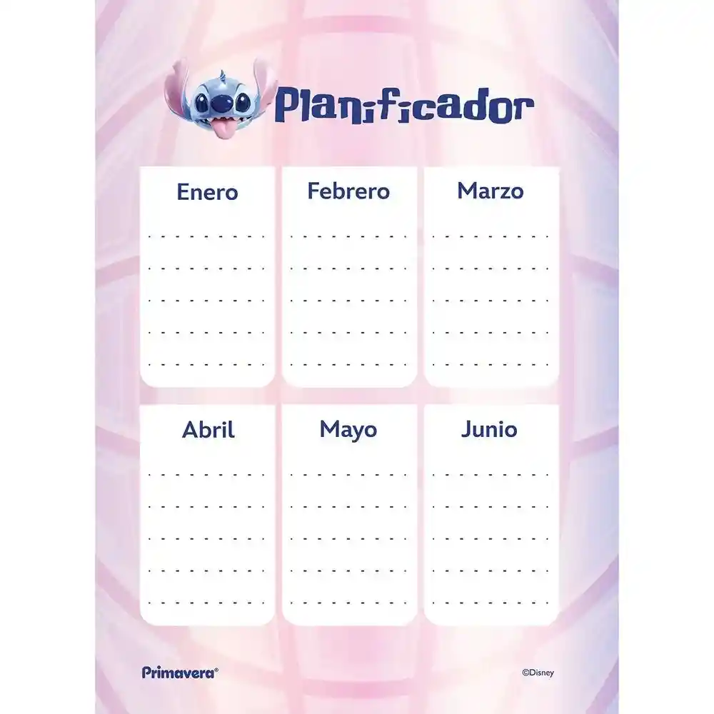 Agenda Planeadora Edición Primavera - Stitch - Edición Limitada
