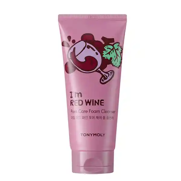 Limpiador En Espuma Tony Moly I'm Red Wine 180 Ml
