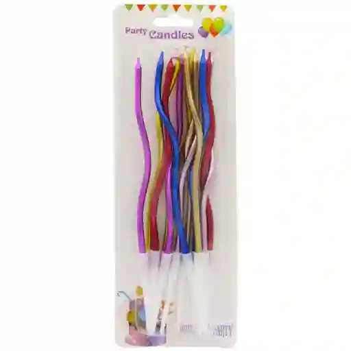 Vela Espiral Surtida X12