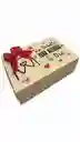Caja Mediana Detalle Arreglo Feliz Cumpleaños