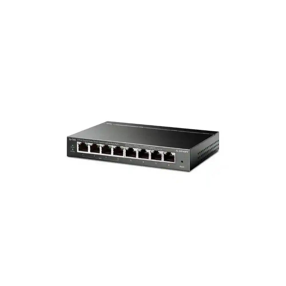 Switch Tp-link Easy Smart Gigabit De 8 Puertos Con 4 Puertos Poe