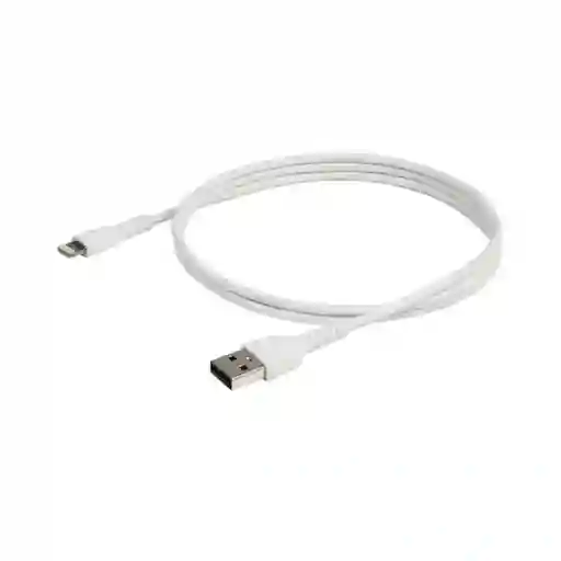 Cable Startech Resistente Usb-a A Lightning,1 M Blanco - Cable De Alimentación Y Sincronización Usb Tipo A, A Lightning Con Fibra De Aramida Robusta, Con Certificación Mfi De Apple - Ipad/iphone 12