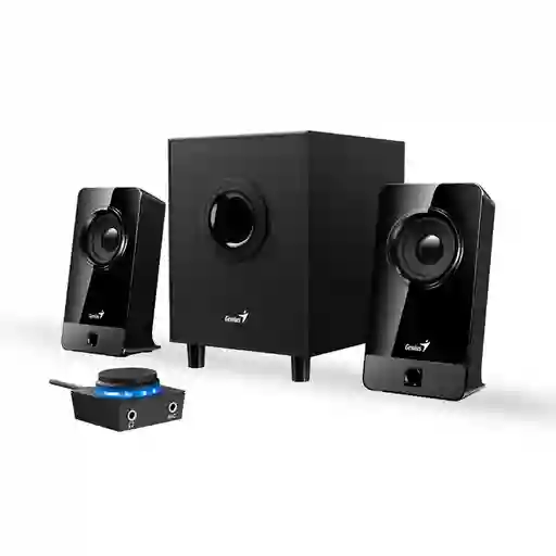 Parlante Genius Sw-2.1 300x Con Subwooferr - Negro