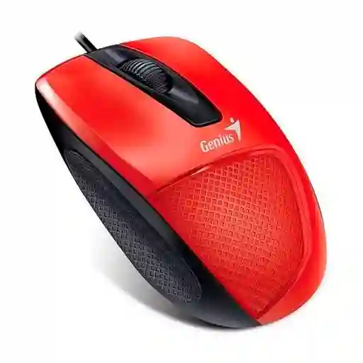 Mouse Alámbrico Genius Ergonómico Dx-150x Usb Rojo