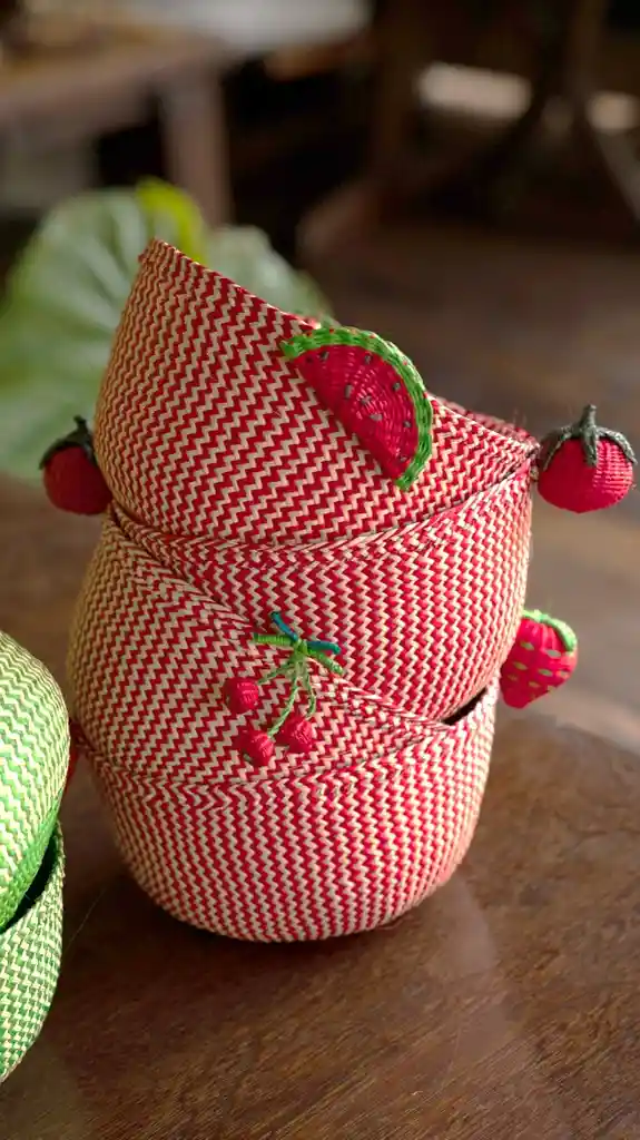 Cazuela Tejida Sandia
