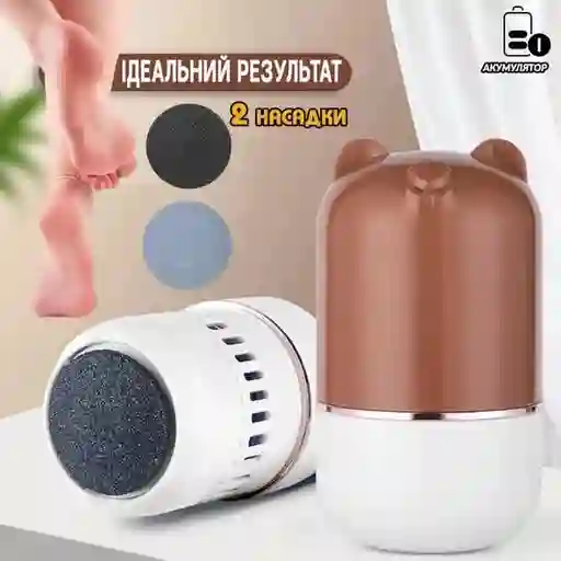 Lima Eléctrica Con Rodillo Aspiración De Polvo 2 Accesorios Pulidor Callos