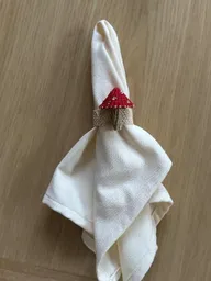 Servilletero Hongos Rojos