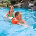 Flotador De Brazo Inflable Naranja Flotador Piscina Intex X2 19cm X 19cm